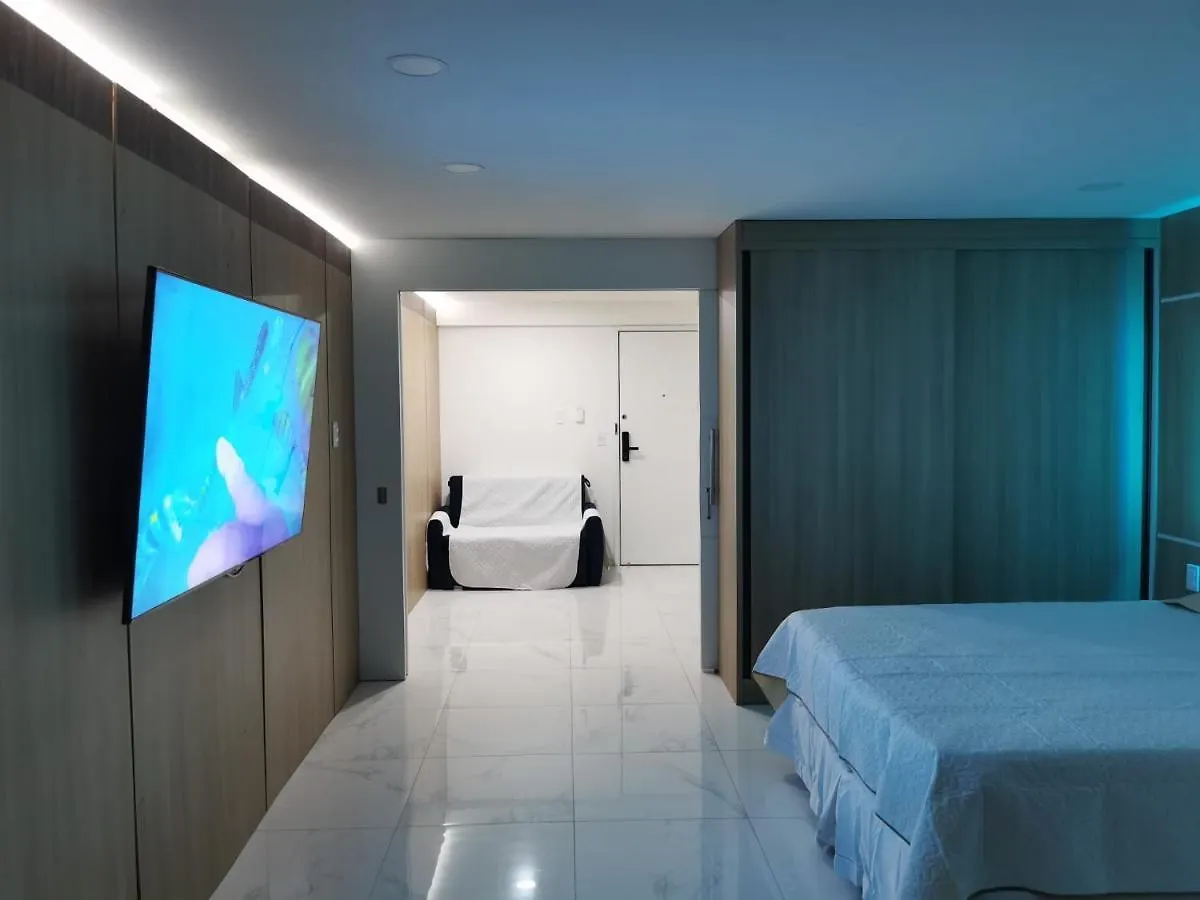 Paradise Deluxe- Apartamento De Luxo Em Hotel 4 Estrelas - Melhor Vista De Ponta Negra ناتال شقة