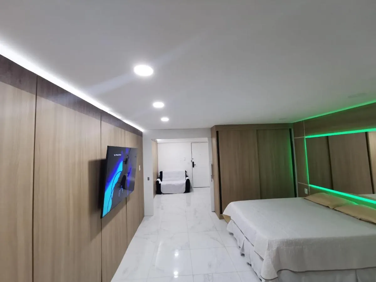 Paradise Deluxe- Apartamento De Luxo Em Hotel 4 Estrelas - Melhor Vista De Ponta Negra ناتال البرازيل