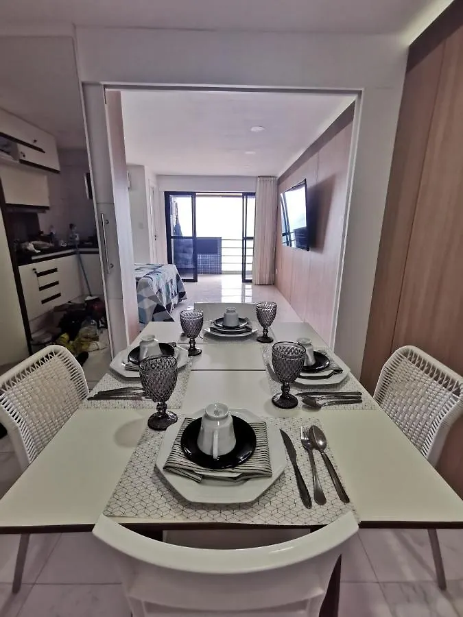 Paradise Deluxe- Apartamento De Luxo Em Hotel 4 Estrelas - Melhor Vista De Ponta Negra ناتال شقة
